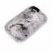 iPhone 6 6s Plus 5.5 - Luxury Grey Bling Warm Soft Rex Rabbit Fur Hair Phone Protective Cover Case